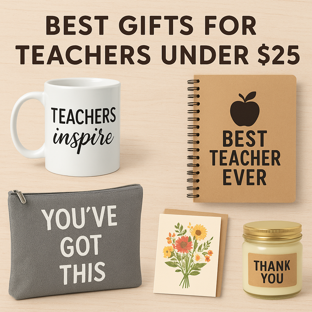 Best gifts for teachers under $25