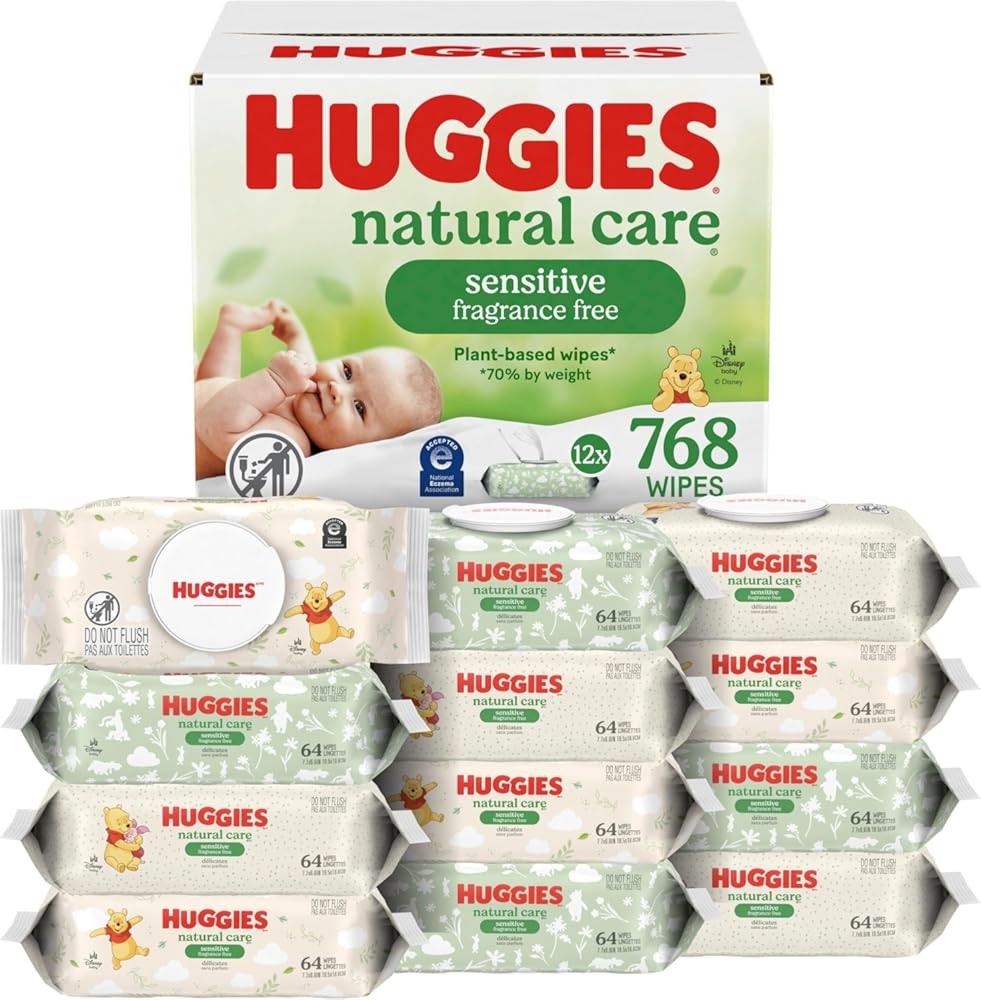 Huggies Natural Care Sensitive Baby Wipes